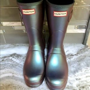 Hunter Original Short Rain Boots! Nebula